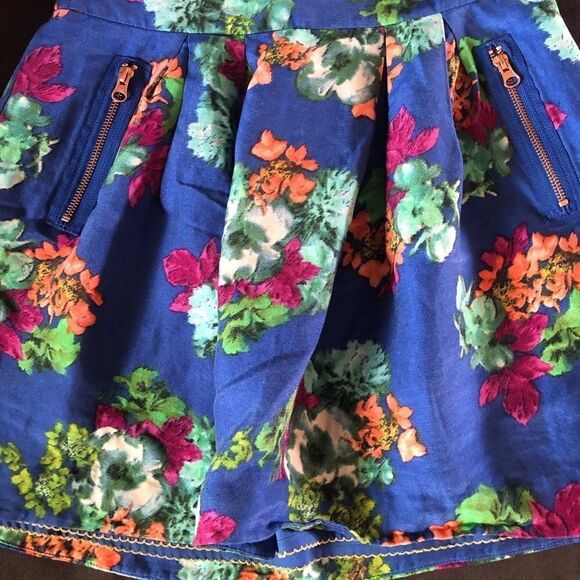 Anthropologie Garden Maeve Garden days mini skirt with Pockets - Picture 2 of 6